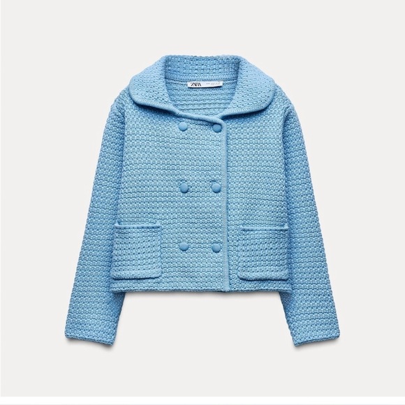 ZARA Collared Button Down Cardigan/Jacket - Picture 4 of 10